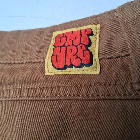 Empyre Double Knee Pants Size 30x27 Brown Canvas Work Streetwear READ - Picture 4 of 16